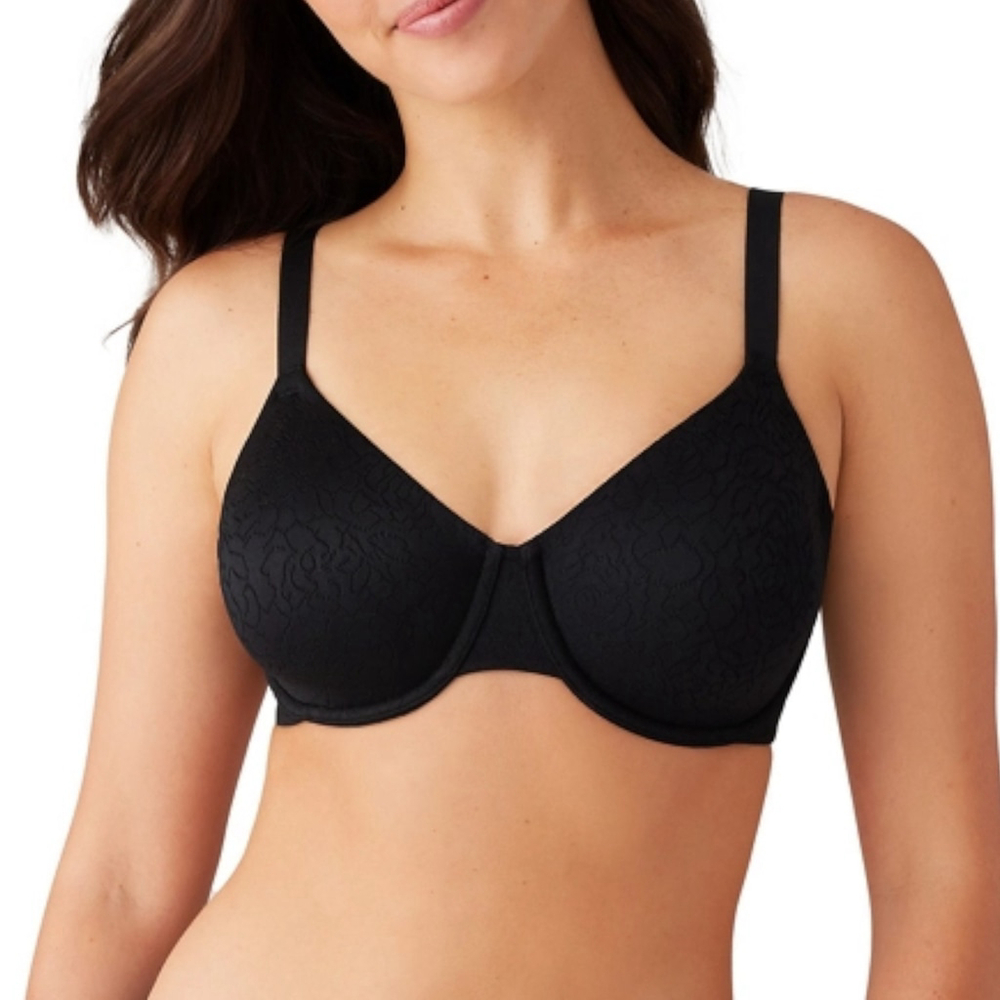 Wacoal Inside Job Lace Underwire Bra 40G Black